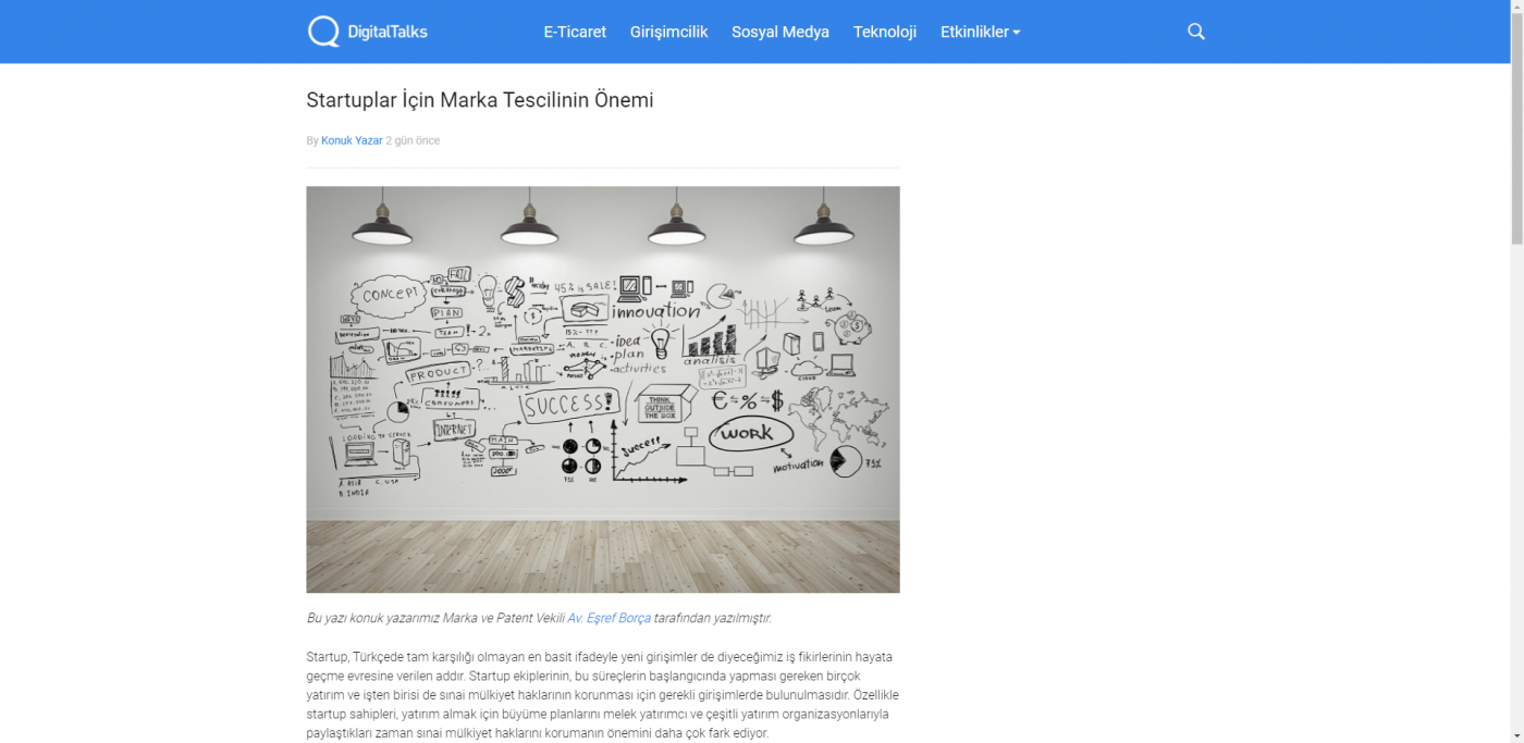 Startuplar için marka tescilinin önemi